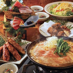 【極（きわみ）コース】料理7品＋3時間飲み放題付き4000円