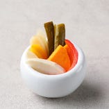 鎌倉野菜の自家製ピクルス