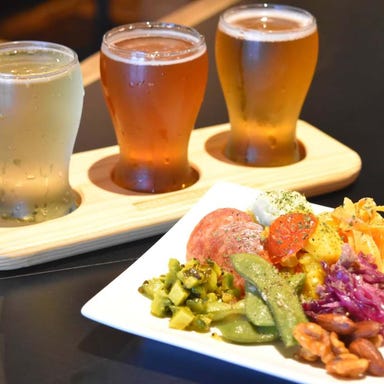 遠野醸造_3種飲み比べセット&前菜盛り合わせ