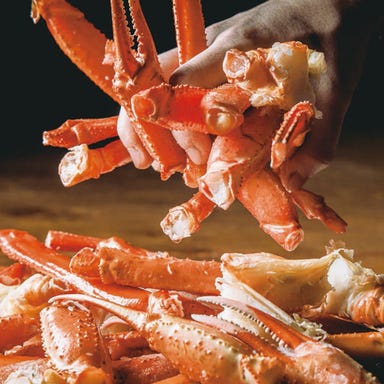 北海道海鮮個室居酒屋 うおっと ~魚人~_カニのつかみ取り