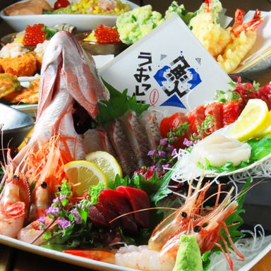 北海道海鮮個室居酒屋 うおっと ~魚人~_【北海道満喫コース】本鮪やボタン海老、黒毛牛も堪能できる! 飲み放題付5,000円