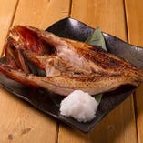 北海道産高級魚！！キンキ開き　炭火焼き