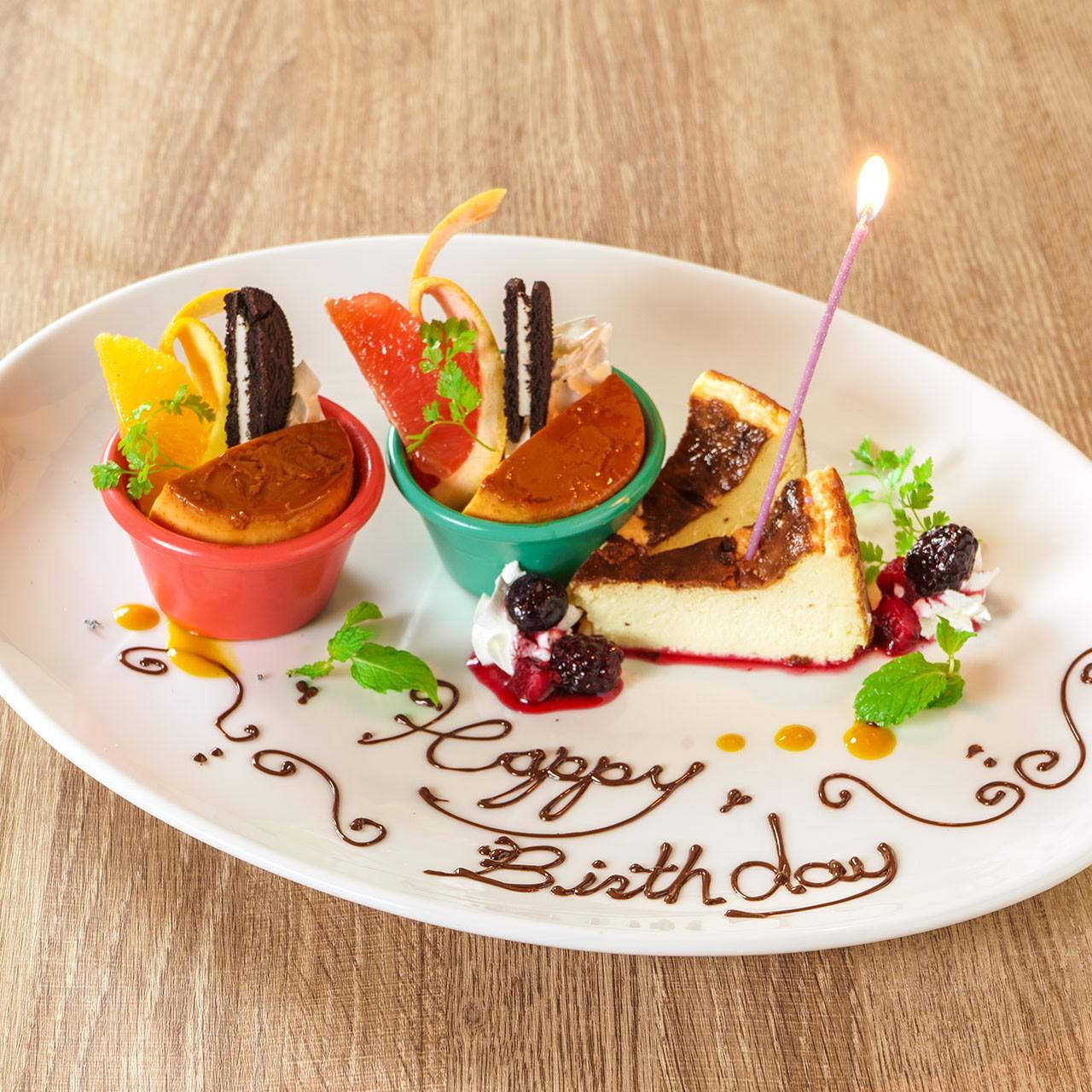 デザートプレート1500円 税別 記念日 誕生日に の詳細 Goodspoon みなとみらい店 みなとみらい イタリアン イタリア料理 ぐるなび