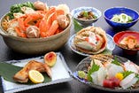 活松葉蟹　カニ鍋コース(4名様以上でご予約承ります。）