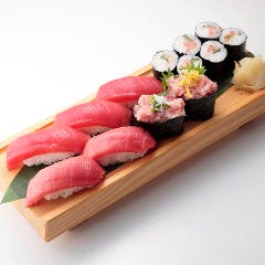 【NEW】最強本まぐろセット[ハーフ] 　Fresh Bluefin  Tuna Combo (half serving )