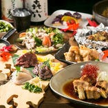九州銘産の料理をご宴会でお楽しみください！