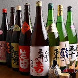 【多彩な日本酒も魅力】こちらも九州の銘柄を揃えています