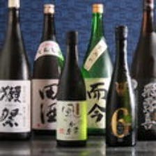 ■常時20種類前後の日本酒ご用意