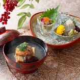 月替わりで楽しめる厳撰会席「味暦」