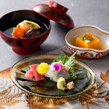 月替わりで楽しめる厳撰会席「味暦」