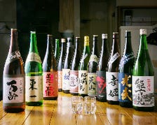 日本酒の品揃えが豊富！貴重なお酒も