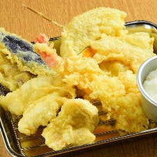 天ぷら7種盛り【肉・野菜半々】