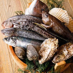 漁港直結、よんぱち名物「今朝獲れ」の魚は鮮度にこだわってます