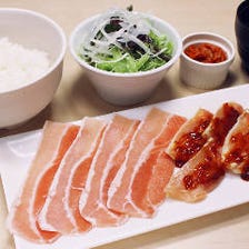 豚カルビ＆鶏味噌ランチ