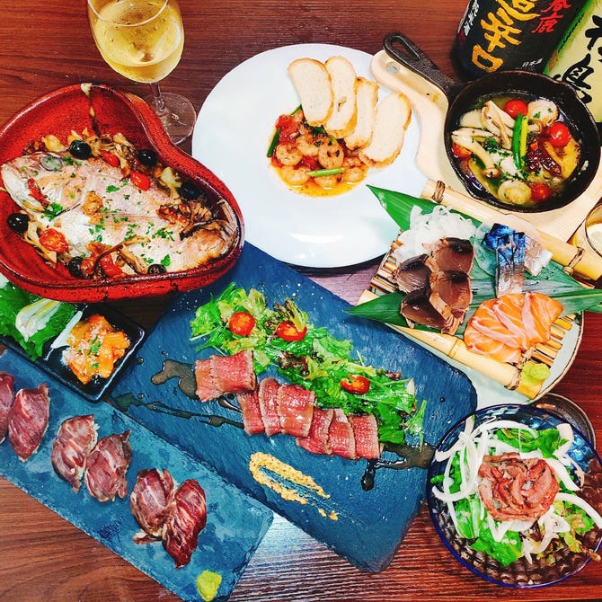 完全個室居酒屋 肉と魚和バル八 心斎橋店 心斎橋 居酒屋 ぐるなび