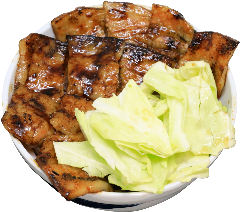 バラ豚丼
