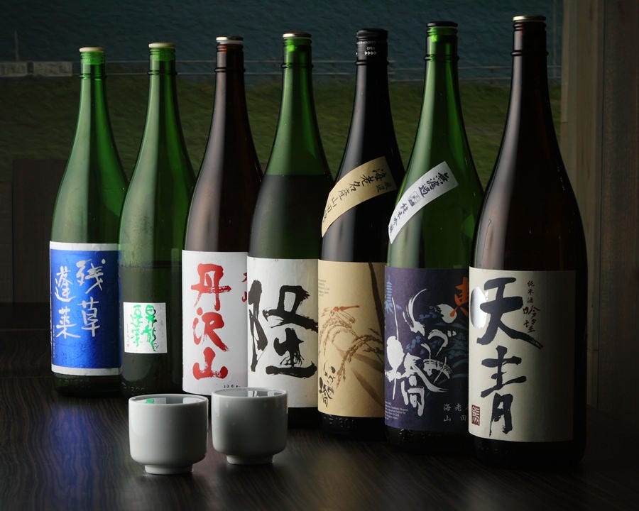 日本酒も神奈川の地酒を取り揃えています！