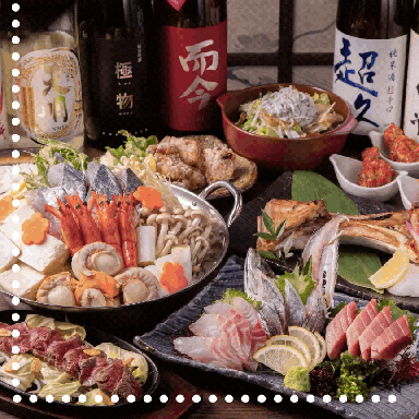 隠れ家酒肴 加味家 横浜関内_仕入れからこだわった新鮮な刺身をはじめ、旬の食材をつかった創作和食料理が楽しめるコース5500円~