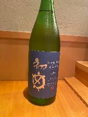中洲 魚と肴 にし山_初亀 純米吟醸 Blue