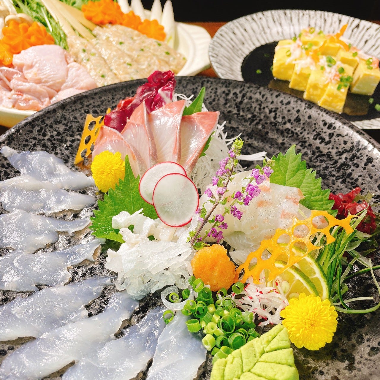 直送朝〆カンパチや自家製つくねの塩ちゃんこ鍋コース ビール込2時間飲放付 全7品4000円の詳細 個室 焼鳥居酒屋 鳥太郎 さっぽろ店 札幌駅東口 札幌駅 居酒屋 ぐるなび