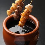 串は『塩』『醤油ダレ』から選べます。