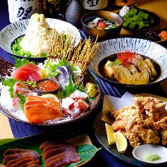 海鮮トロ箱と島やさい天串 ぬもんちゅが