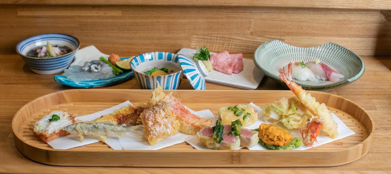 祇園 天ぷら晩餐