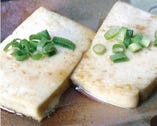 ●島豆腐の生姜焼き