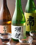日本酒も日替わりで仕入れてます。時にはレアモノも！？