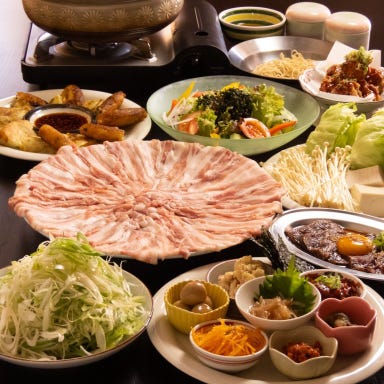 葱しゃぶ×宴会 和韓料理なんた 豊橋広小路2号店_ボリューム満点!飲み放題付コース