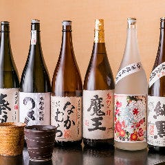 和食 こばやし 個室割烹_こばやし自慢の料理に合わせ選び抜かれたお酒を多彩に取り揃え