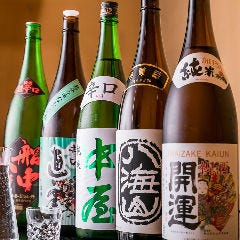 和食 こばやし 個室割烹_季節酒・希少酒などを週替りでご用意