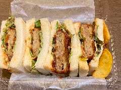 和食 こばやし 個室割烹_葉山牛メンチとコロッケサンド