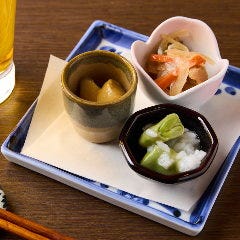 和食 こばやし 個室割烹_前菜三種盛り