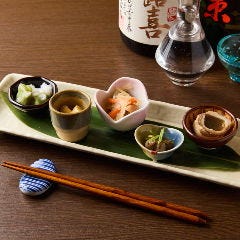 和食 こばやし 個室割烹_前菜五種盛り