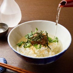 和食 こばやし 個室割烹_お茶漬け（鰻・鮭ハラス・梅）