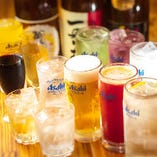 全コース飲み放題付き！もちろんちょい飲みも大歓迎です！