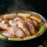 桜島鶏のねぎますき焼き
