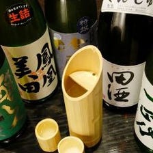 日本酒も自信有り。酒器にもこだわり