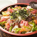 海鮮サラダ寿司屋風