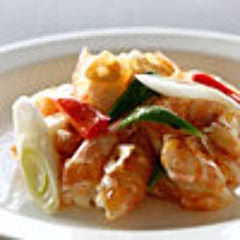 車海老の塩煎り