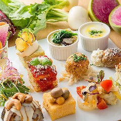 コース内の料理で同じ野菜を使わないので、多品目の野菜を味わえる