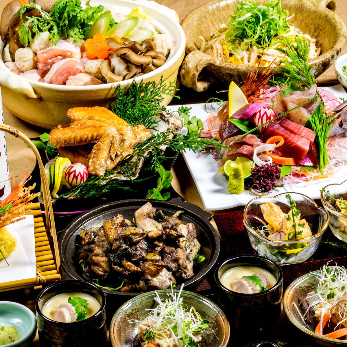 歓送迎会プラン 3時間飲み放題 プレミアム飲み放題付き 10品6 000円 松コース の詳細 地鶏専門個室 瀧口 御茶ノ水神田小川町店 御茶ノ水 居酒屋 ぐるなび