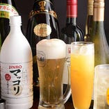 単品飲み放題ございます！さくっと飲める60分から時間選択OK