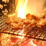 これ宮崎！看板料理じとっこ炭火焼き！豪快な炭火で焼き上げます