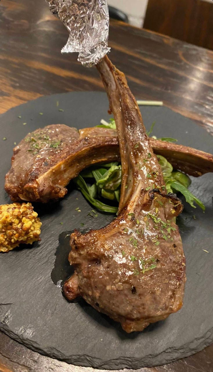 期間限定 ラム肉コース ラムチョップとラム肉ｔボーンステーキのメインが2品入った満足コースの詳細 Safari Surfers 大津市南部 居酒屋 ぐるなび