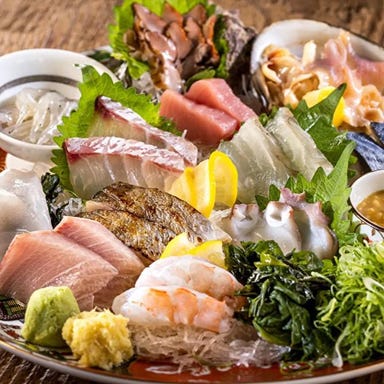 全席扉付き完全個室 3時間飲み放題 寿司居酒屋魚縁 上野店_【３H飲放】季節を味わう直送鮮魚×和牛ハラミステーキ含む全７品『旬彩コース』5520円⇒4500円