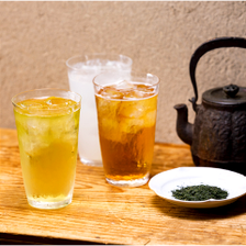 『近江茶のお酒』と『レモンサワー』