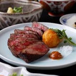 ステーキ御膳　全5品　8,000円～　平日お昼限定
