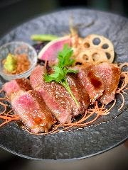 鹿児島黒牛のA5ランクミスジステーキ